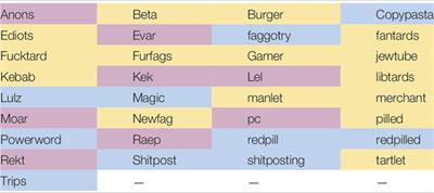 On the Vernacular Language Games of an Antagonistic Online Subculture